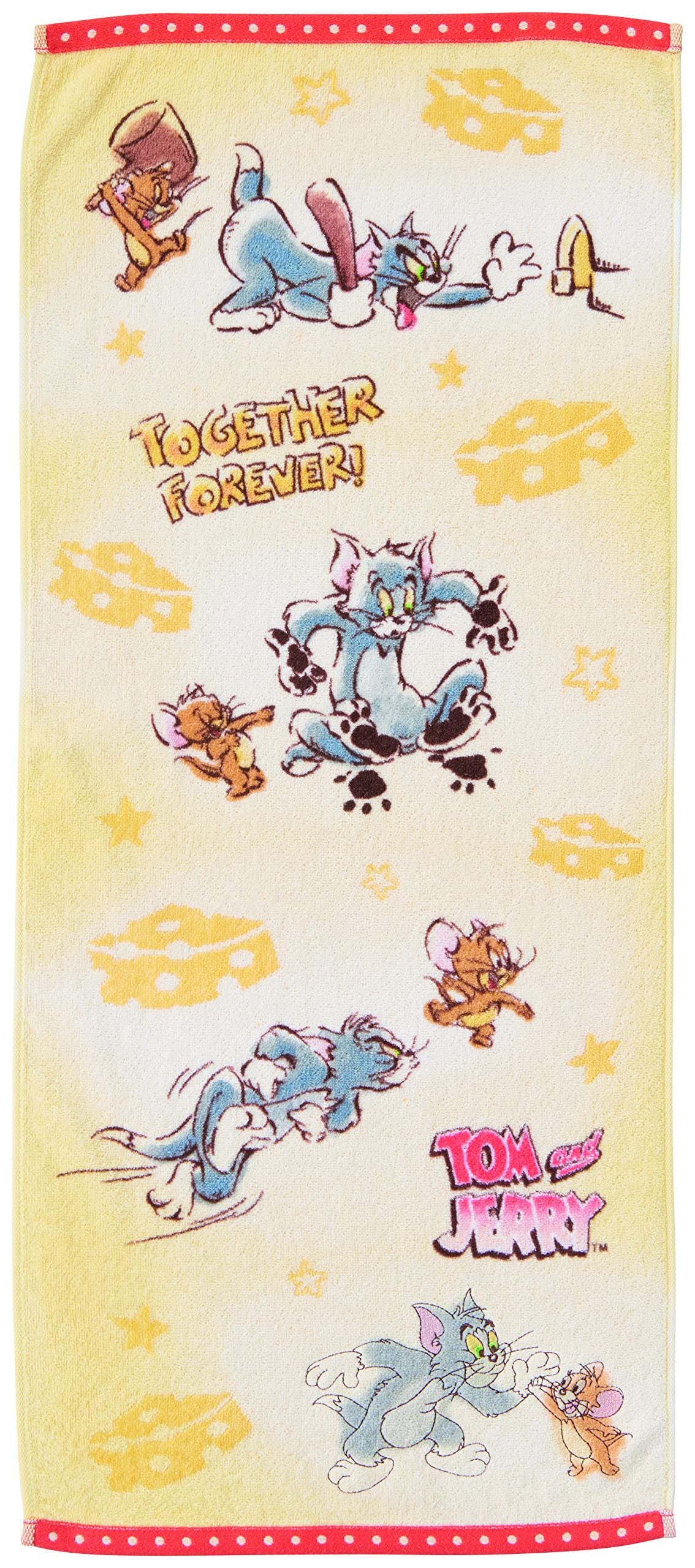 

Полотенце для лица Marushin Том и Джерри «Вместе навсегда» 4105022100 34 x 80 см прибл.