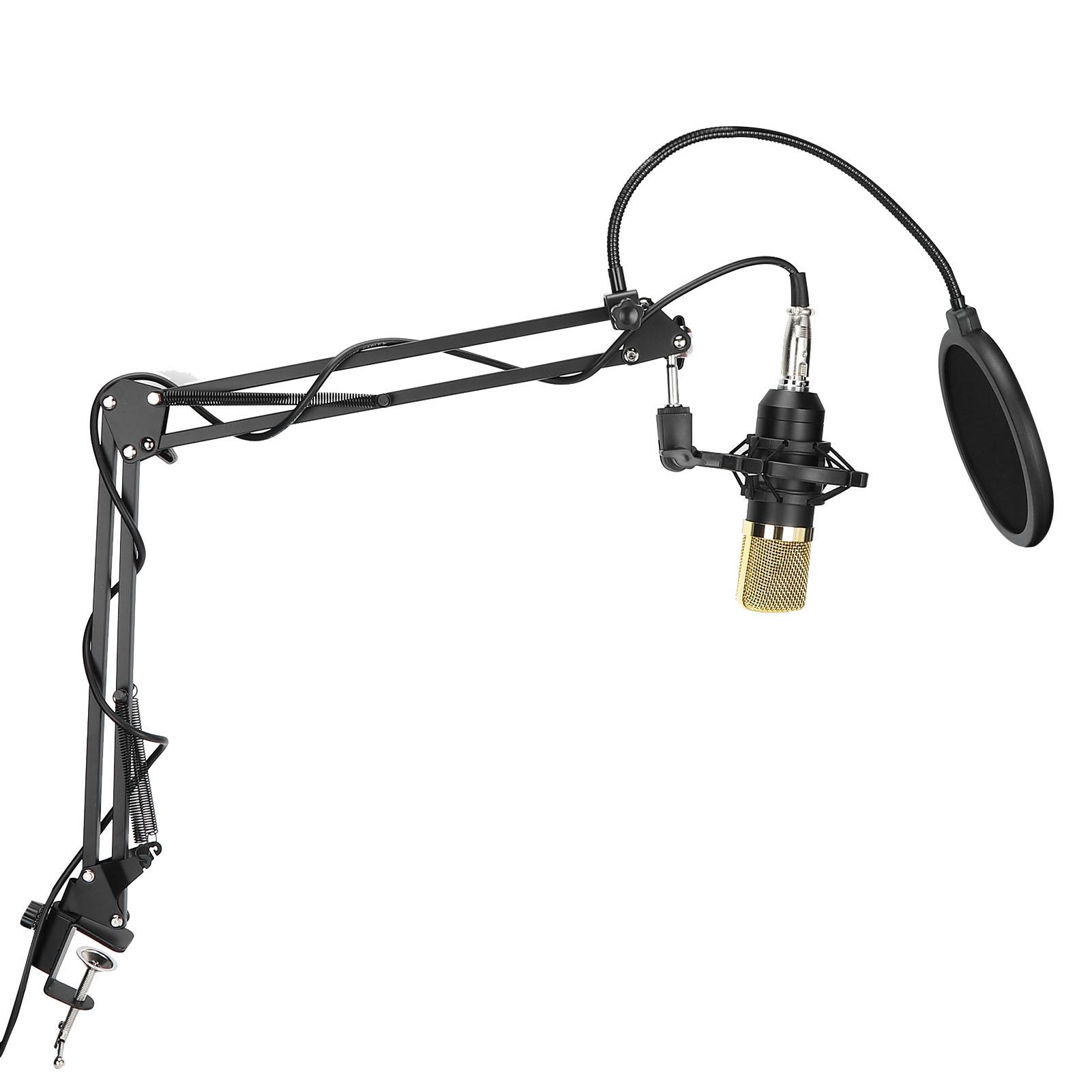 

Комплект конденсаторного микрофона Профессиональный комплект микрофонов для подкастов для компьютерной студии KTV RecordingBM700