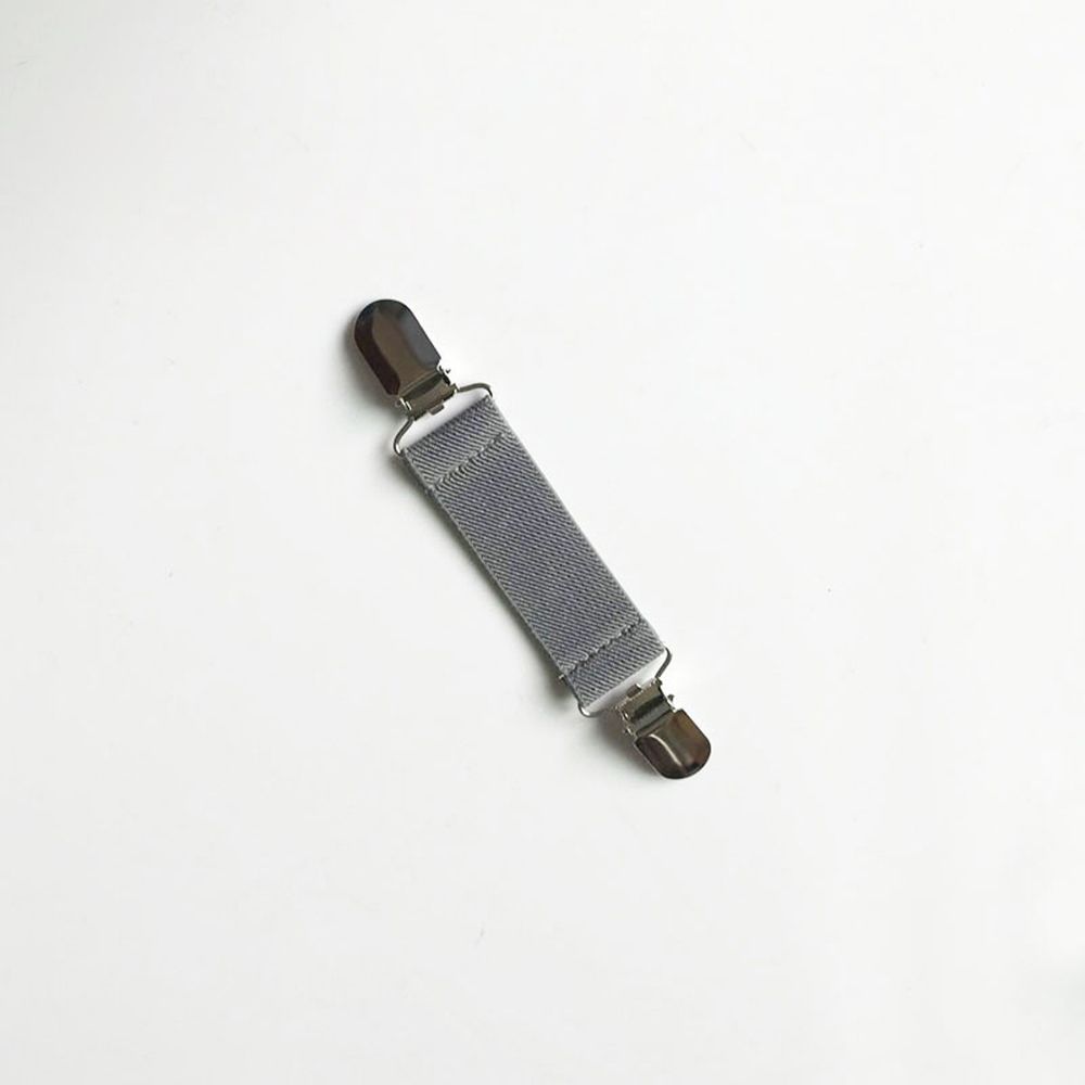 

Accessory Dress Fasteners Waistband Pants Gripper Bed Sheet Clip Elastic Band Holder Clothes Clip светло-серый