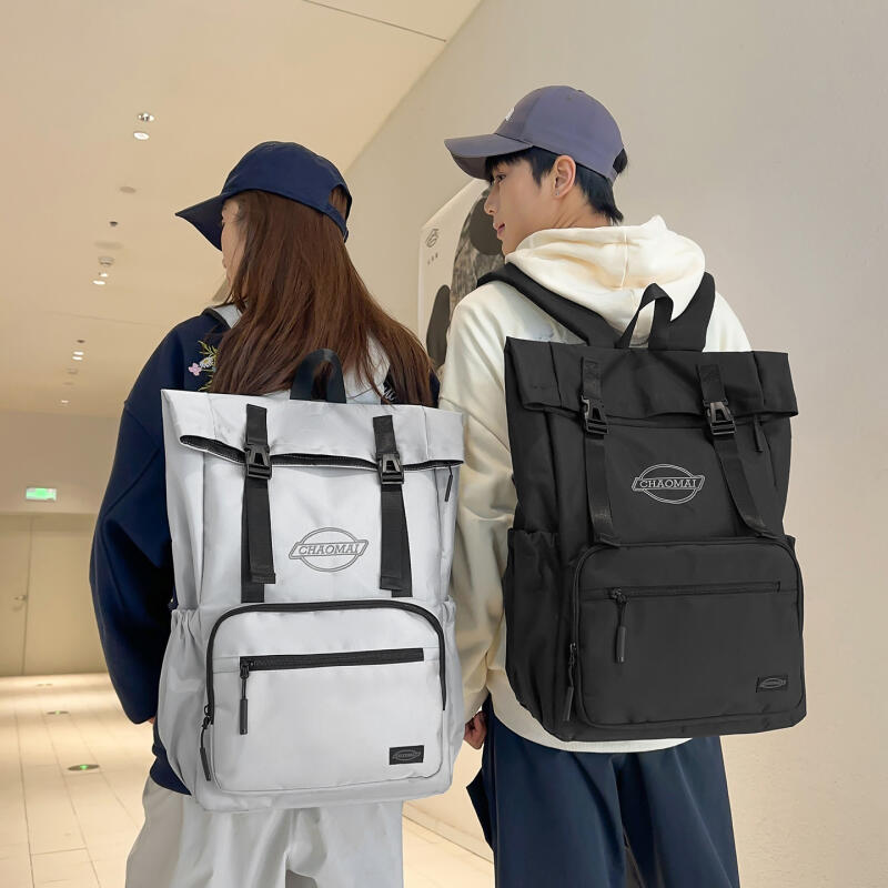 Lightweight Men's Large Capacity Backpack Junior High School Student Schoolbag Women's Travel Computer Backpack