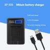 Travel Friendly USB Charger for BP 808 FS100, FS200, Camera Batteries Efficient Power Supply Power Your Photography