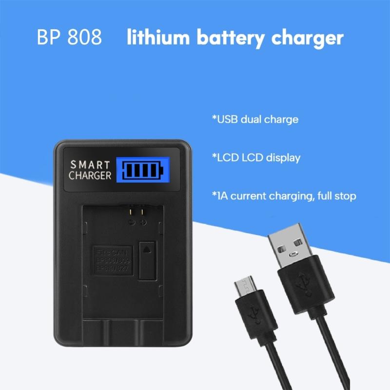 Travel Friendly USB Charger for BP 808 FS100, FS200, Camera Batteries Efficient Power Supply Power Your Photography