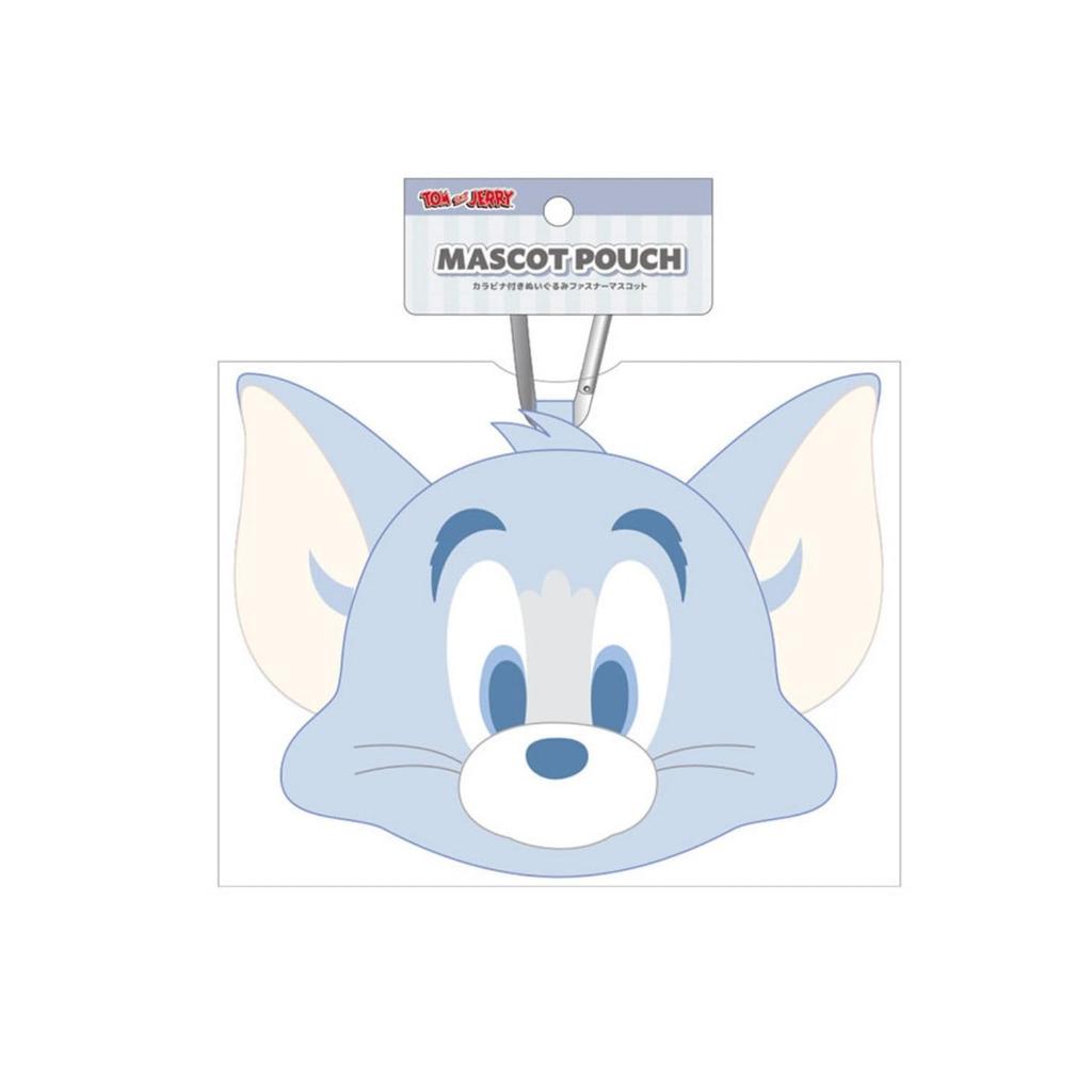 Tees Factory Tom and Jerry Plush Toy with Zipper Dusty H136xW174xD65mm Carabiner, Mascot, Color/Jerry, Approx. (TJ-5546996DJ)