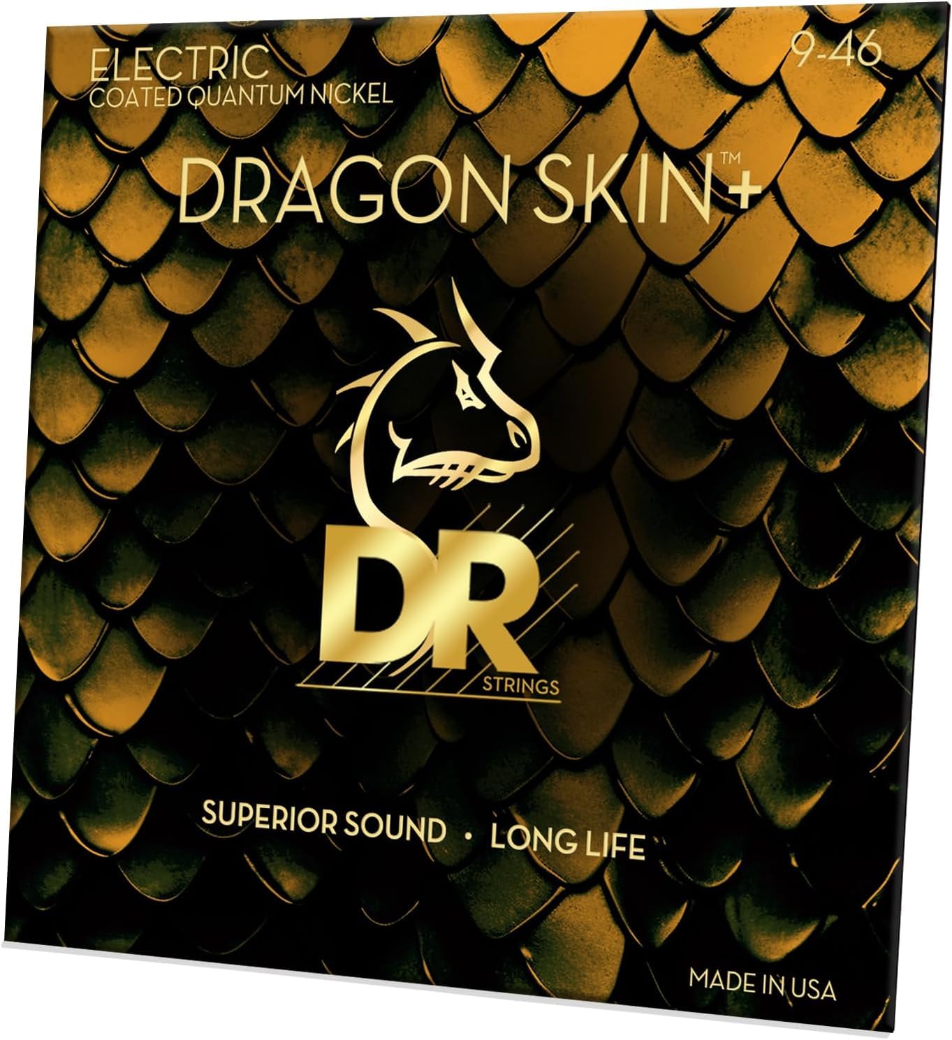 

DR Strings Electric guitar strings Quantum nickel wound strings DRAGON SKIN+ DEQ-9-46 []