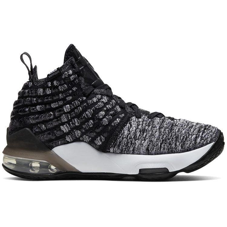Nike LeBron 17 Black White GS BQ5594-002