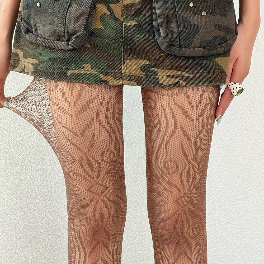 

Y2K Grils Fishnet Tights 2025 WomenSexy High Waist Fishnet Stockings for Women Stretchy & Durable Fishnets One Size кавовий