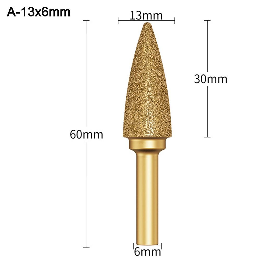 Jade Carving Grinding Head Graphite Rod Polished Diamond Grinding Needle Diamond Grinding Burr