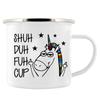Shuh Duh Fuh Cup Funny Coffee Mug 11oz mugs gift for camping hiking walking countryside tin cup Funny Inappropriate Gift