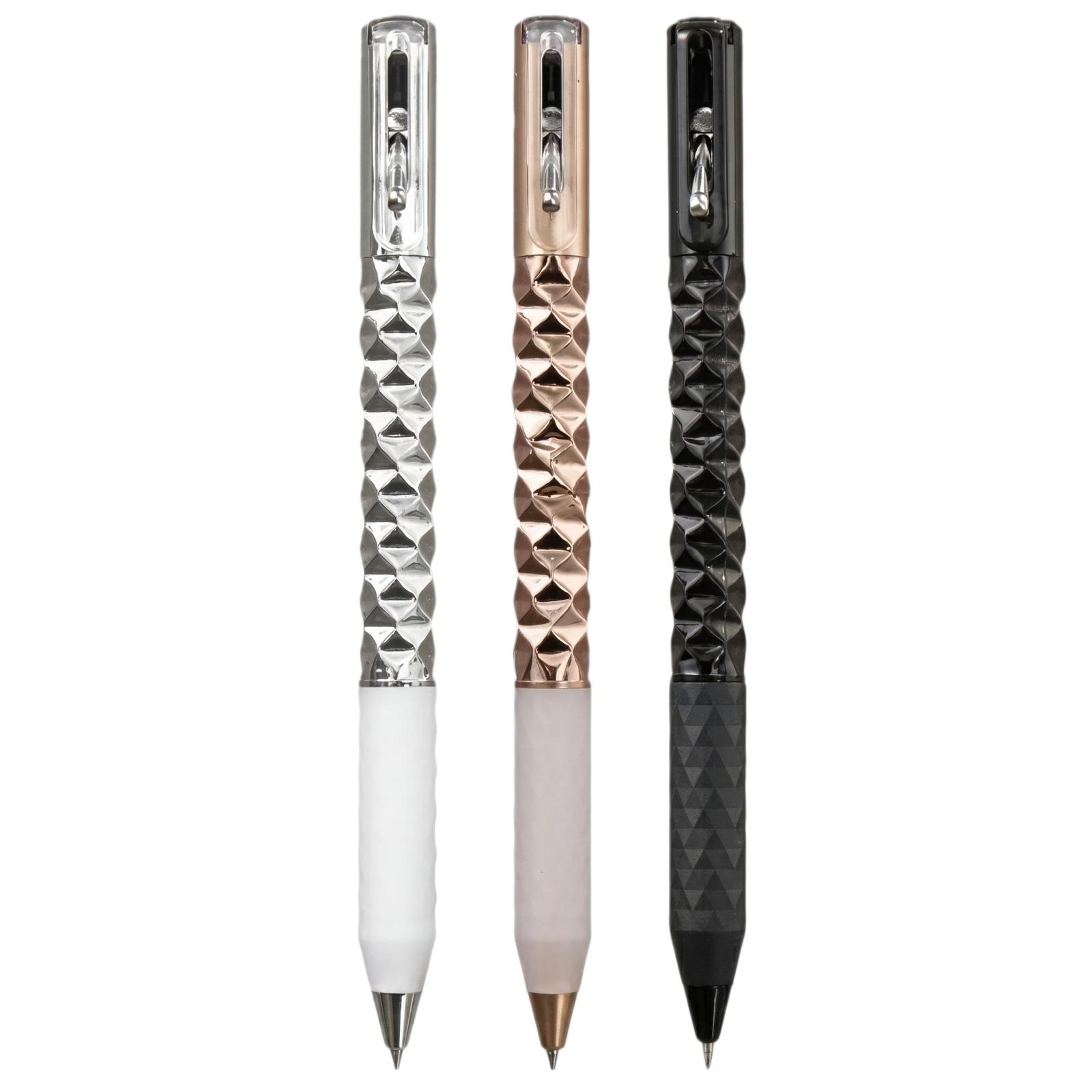 

Geometric Decompression Pen, Funny Geometric Metal Crinkle Pen, Geometrics Metal Crinkle Pens, 0.5mm Retractable Metals Shape Shifting Pens 5ml One Size белый