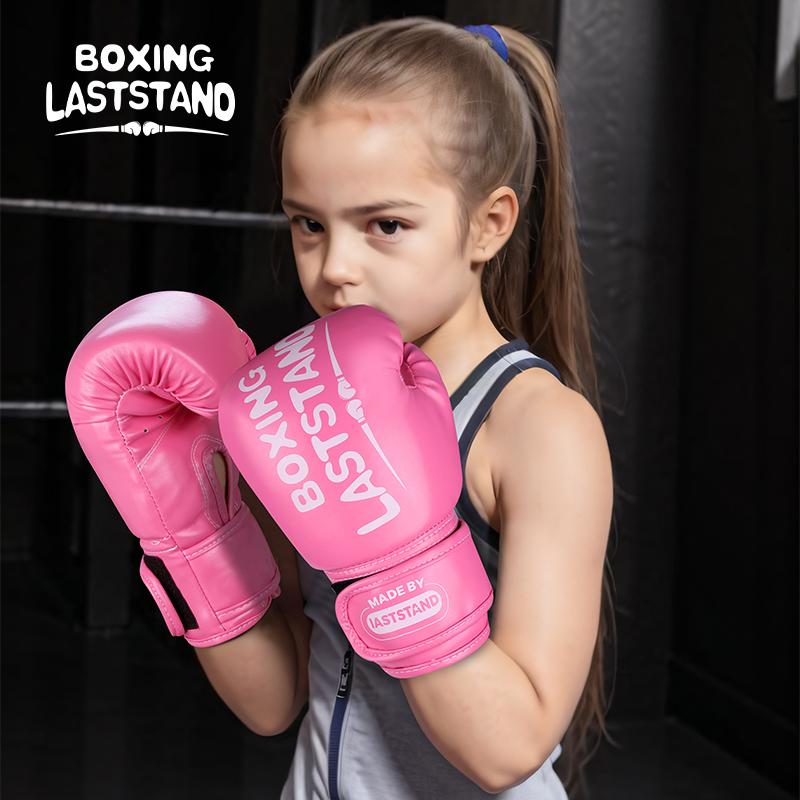 4oz Kids Boxing Gloves Children Punching Training Comfortable Adjustable Fighting Mitts PU Leather Hand Protector
