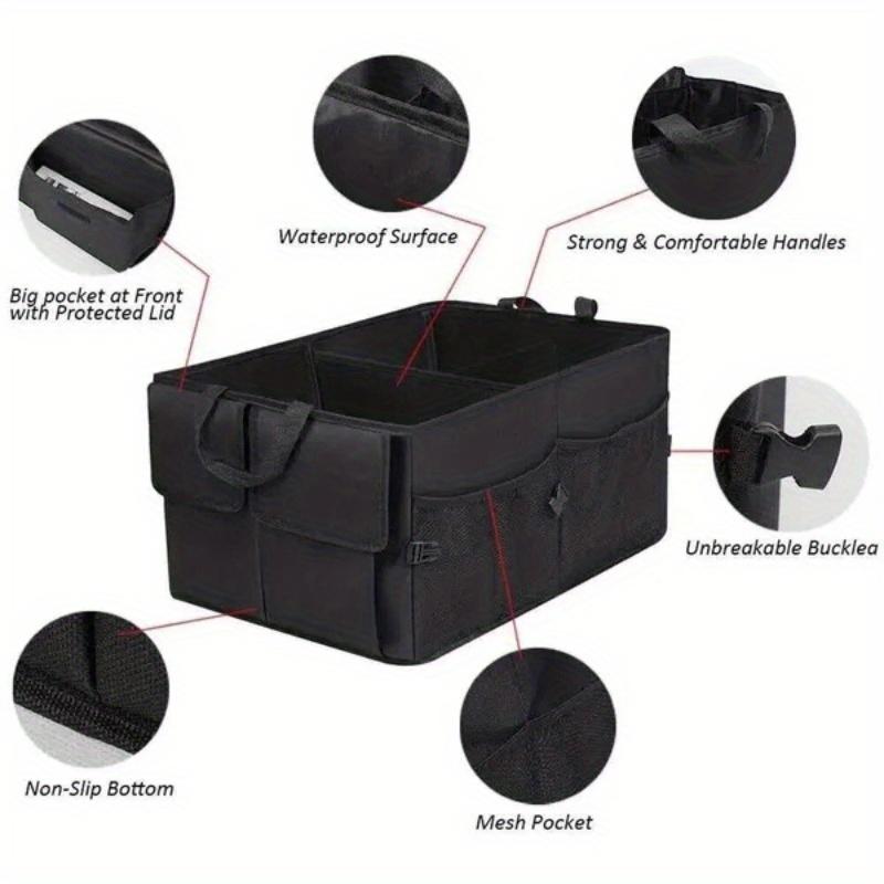 1Pc Multi Functional Folding Organizer for Car Miscellaneous Items, Car Backup Storage Box