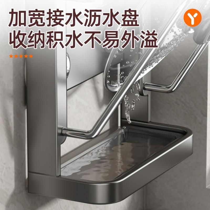 Wall-Mounted Rack Kitchen - Non-Drill Multi-Tier Pot Lid Cutting Board Organizer In Aluminum Modern Minimalist Design