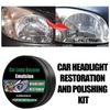 Car Headlight Restoration Polishing Kits Headlamp Scratch Repair Remover Oxidation Headlight Liquid Cleaning Polish Remove P2J5