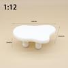 1/12 Dollhouse Simulation Mini Cloud Tea Table Model Dollhouse Living Room Furniture Decoration Micro Scene Construction Props