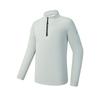 FILA Fitness Simple Fashion Sports Casual Versatile Fleece Warm Knitted Long Sleeve T-Shirt Men Tops A11M541203FMG