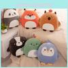Penguin Capybara Fox Plush Toys Animal Stuffed Doll Room Decoration Gift Kids