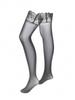 Women Lace Silicone Anti Slip Over The Knee Stockings Oily Thigh High Reflective Long Tube Socks