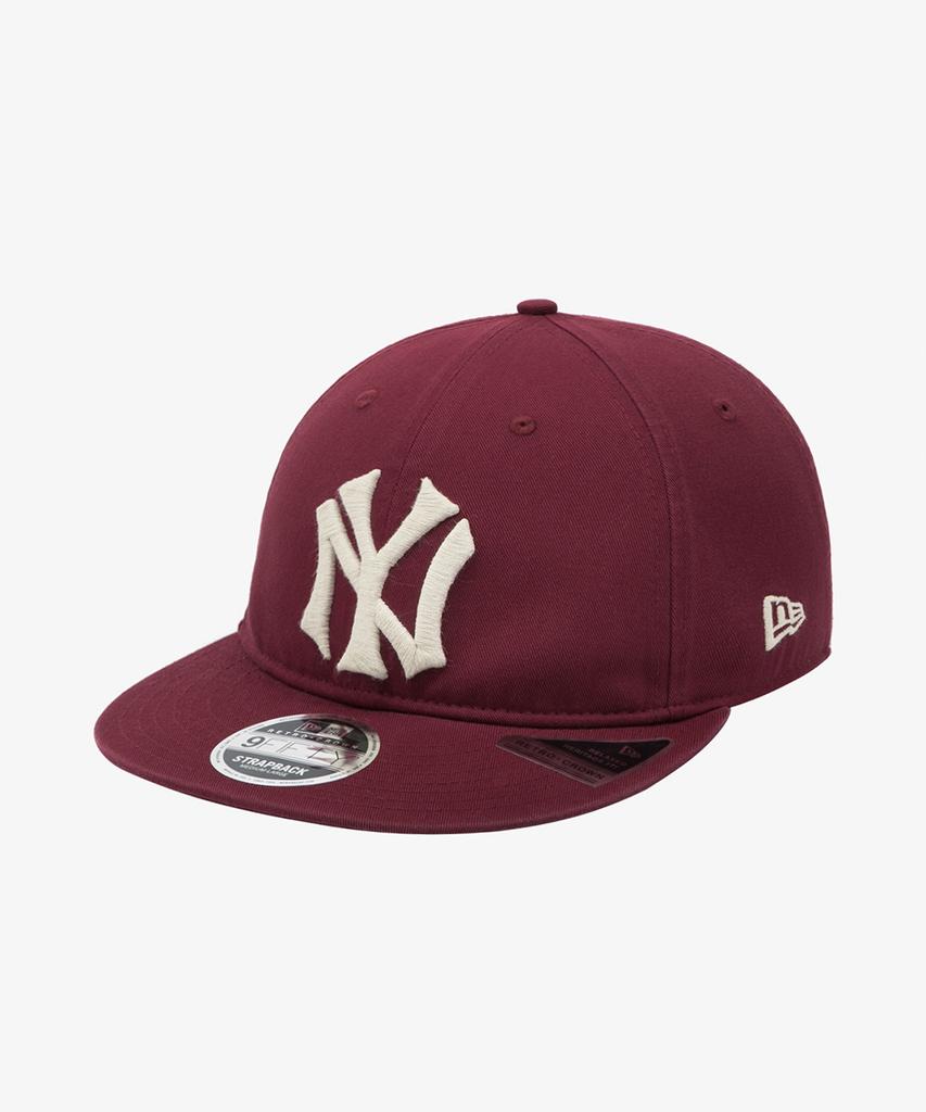 New Era Mlb Cooperstown New York Yankees Big Logo Retro Crown Strapback Florida Garnett