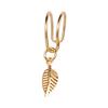 Personalized and Fashionable Cartilage Leaves, Double-layer Ear Studs Without Ear Holes, Ear Clips002