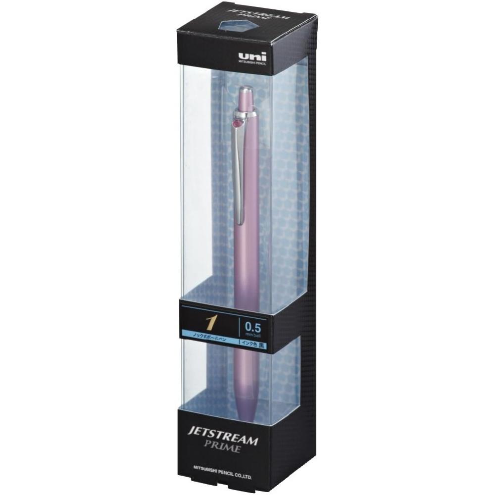 Mitsubishi Pencil Jetstream Prime Ballpoint Pen Knock Type 0.5 Light Pink