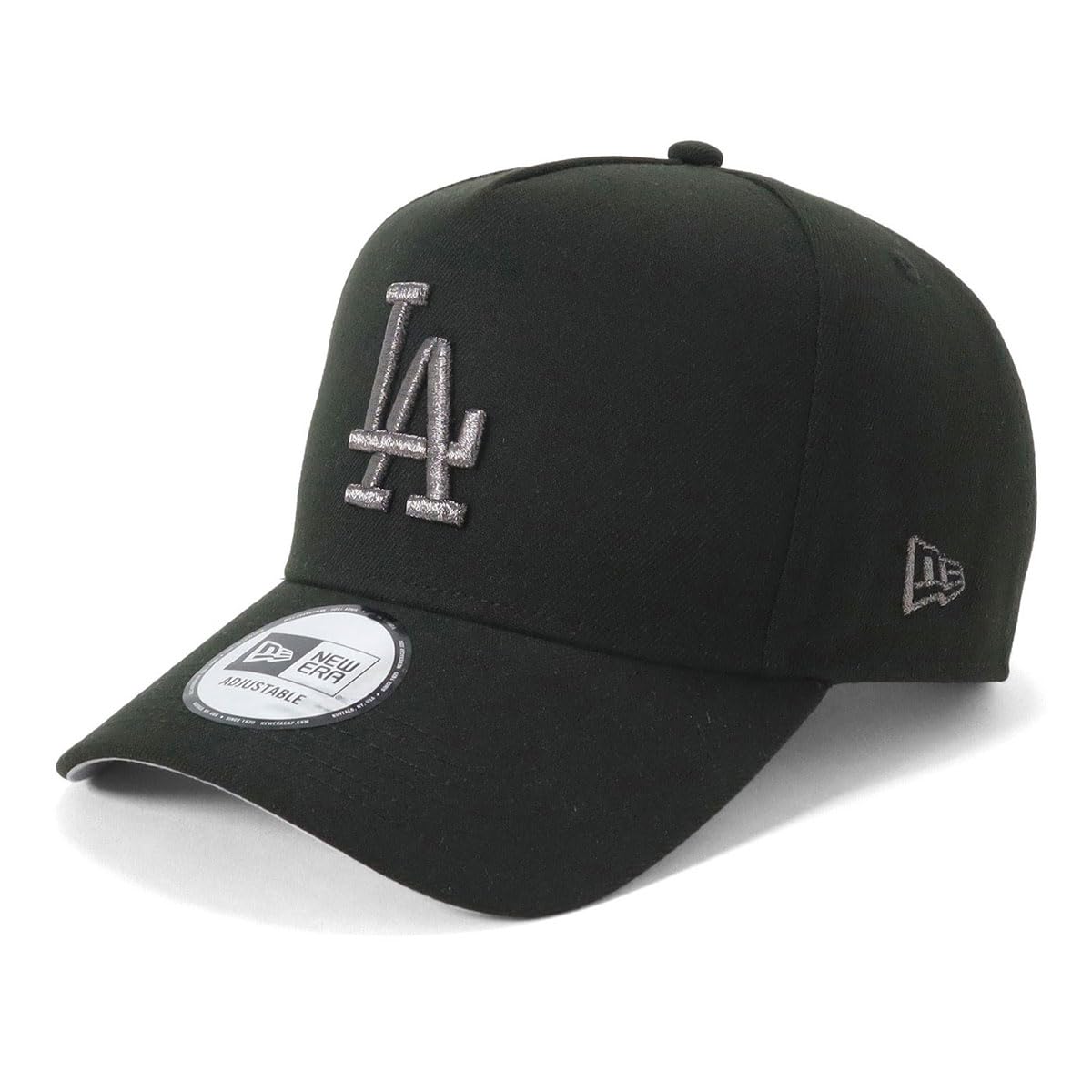 

New Era 9FORTY MLB ONSPOTZ Exclusive LA Black Free 9Forty Metallic MLB Los Angeles Dodgers D-FRAME Cap, Shipping, D-Frame Logo,