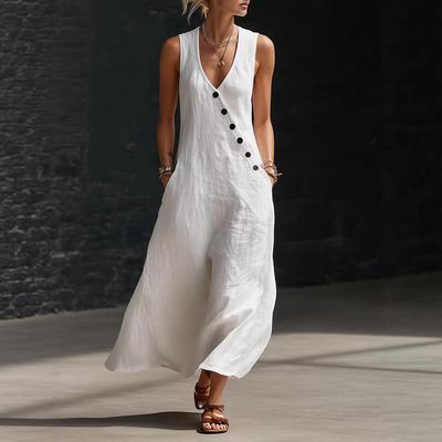 2026 Summer Women's Casual V-neck Sleeveless Tank Dress