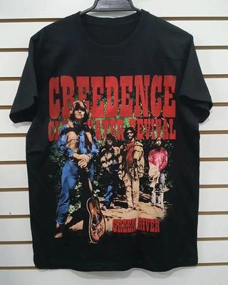 Vtg Creedence Clearwater Revival Black Shirt Unisex S To 5XL  HS468 Unisex T-Shirt