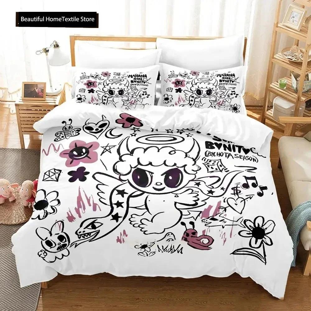 Karol G Album Manana Sera Bonito Bichota 3D NEW Duvet Cover Pillowcase Bedding Set Adult Girl Bedroom Decoration Double Large