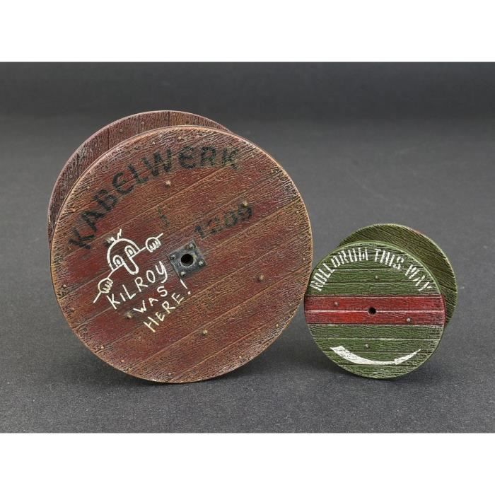 Modèle détaillé Kit - Miniart - Bobines de câble - Échelle 1:35 - À partir de 14 ans - Mixte