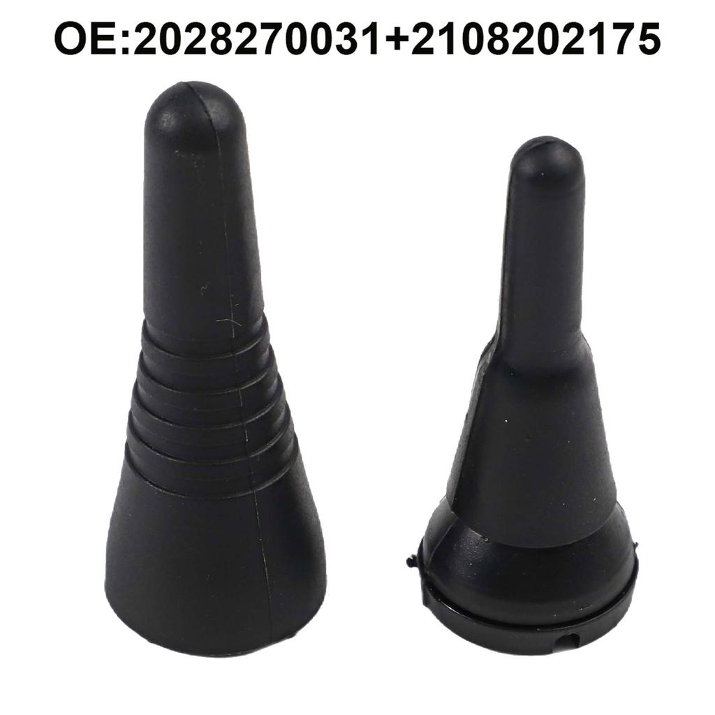 Roof Antenna Rubber Sleeve Kit ABS Black OEM 2108202175 For Mercedes C-Class W202 1993-2000 E-Class W210 1995-2003