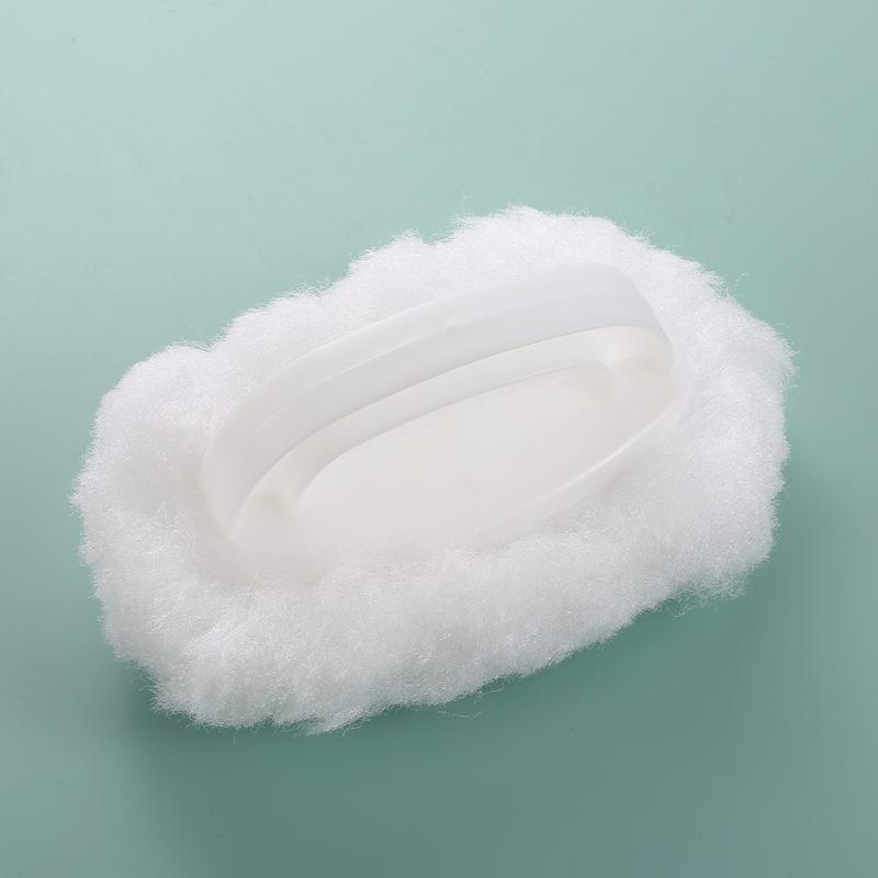 Durable Soft Bristle Toilet & Bathtub Brush with Cup for Guesthouse and Household Cleaning