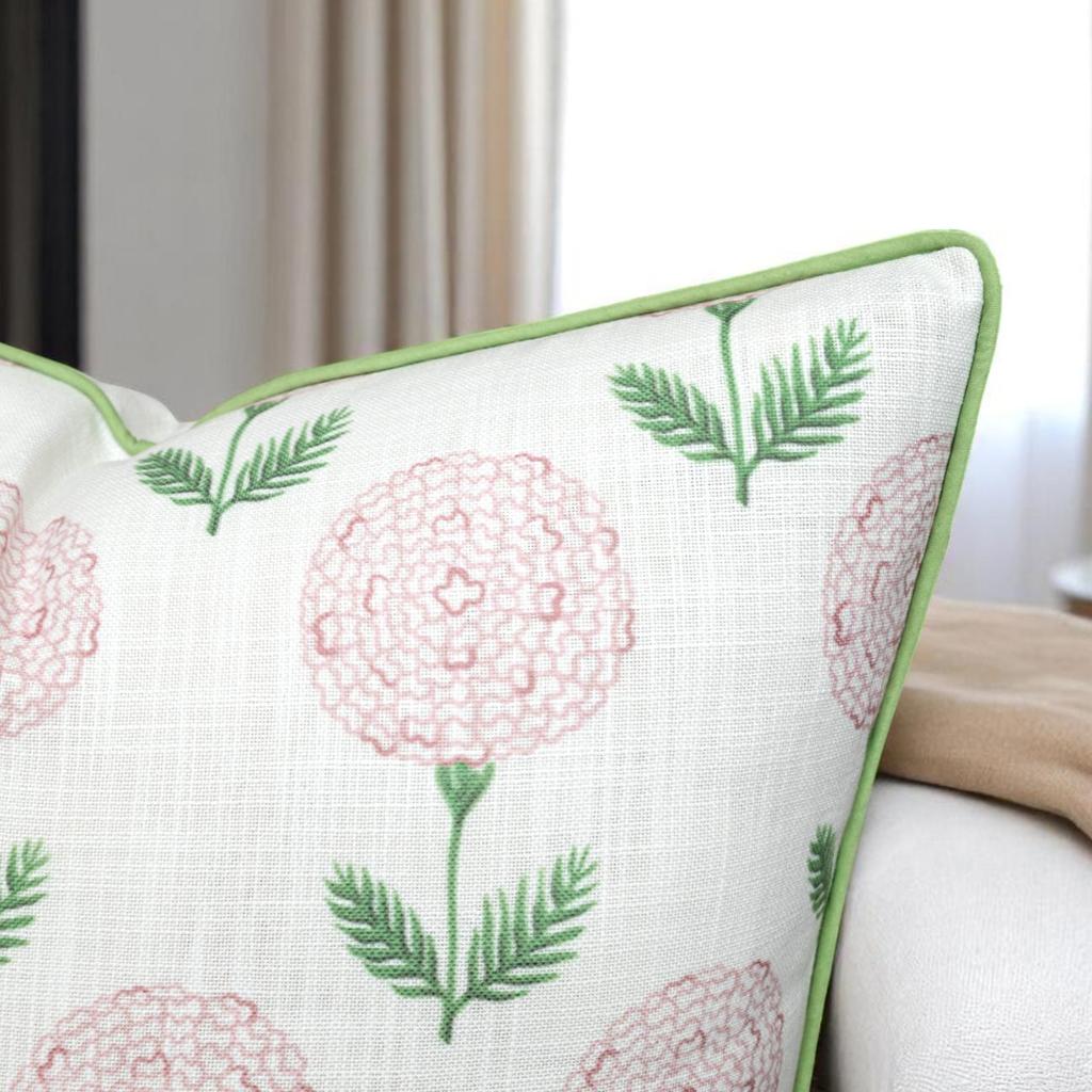 Eurasia Decor Konkan Floral Printed Decorative Cushion Cover – Cotton Blend