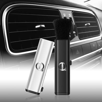 Retractable Car Air Vent Detail Cleaning Brush Car Badge Dust Remover For S80L XC60 XC90 S40 S60 S80 V40 V50 Accessories