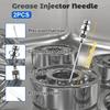 9PCS Grease Accessory Kit, Grease Coupler With Double Handles Coupler,90°Grease Coupler Adapter,Recessed Fitting Adapter,2 Needle Nozzles,3 Zerk