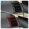 For Volkswagen Touran MK2 1T2 2010 2011 2012 2013 2014 2015 Real Soft Carbon Fiber Sticker Car Air Outlet Side of Center Console