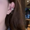 Retro Niche Design Earrings, Cold and Minimalist Earbone Clips Earrings, Temperament Girl Earclips