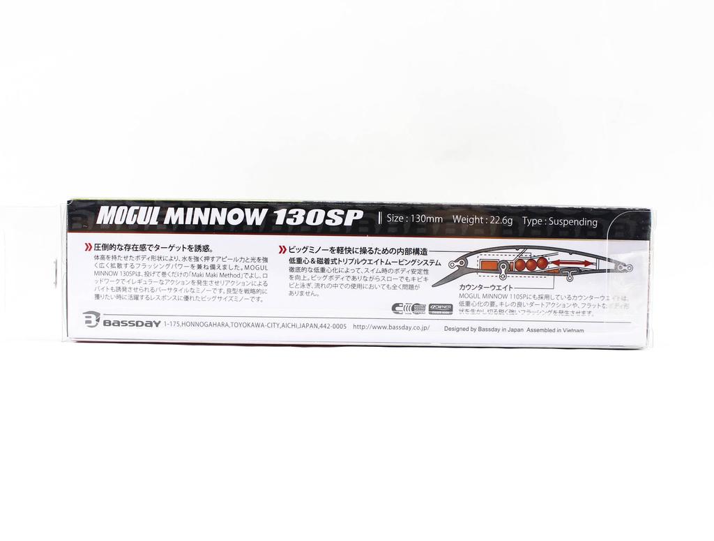 Bassday Mogul Minnow 130SP Suspend Lure 22,6 gramů P-212 (8081)