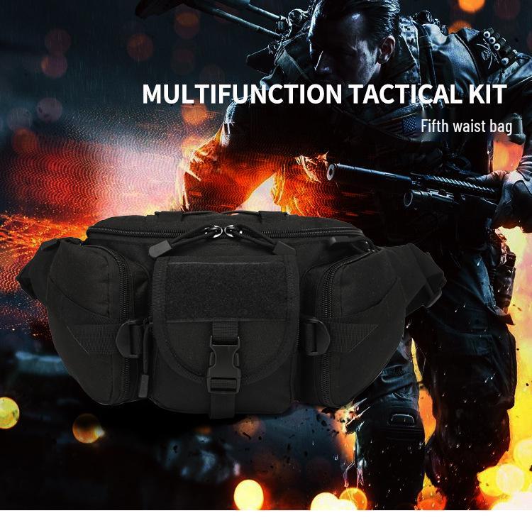 Marsupio e Borsa a Petto Impermeabile Multifunzionale Camouflage Okali per Sport all'Aperto e Pesca