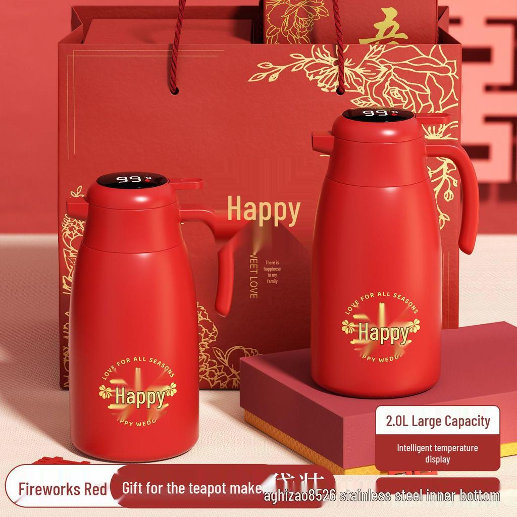 316 Stainless Steel Insulated Thermos Set: Large Capacity Hot Water Bottles for Weddings