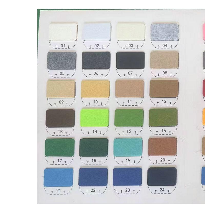 Self-Adhesive Multicolored Cuttable Felt Fabric, 1-3mm, Non-Woven for DIY and Decoration