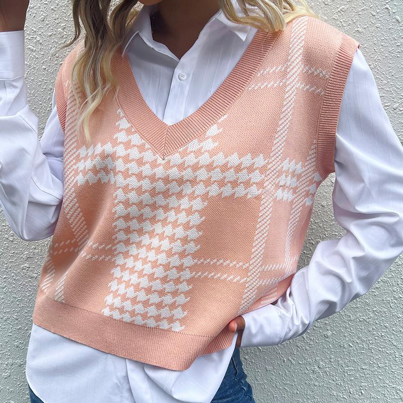 Women's Knit Vest, Sleeveless for Fall and Winter