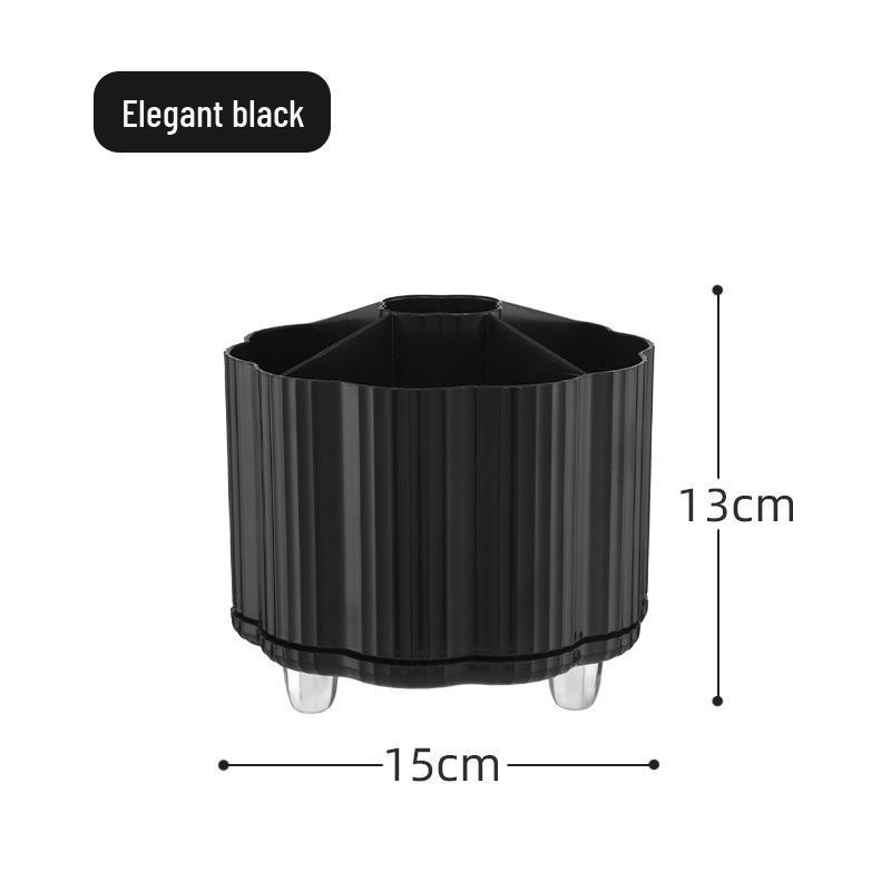 Suport rotativ pentru depozitarea pensulelor de machiaj și a produselor cosmetice