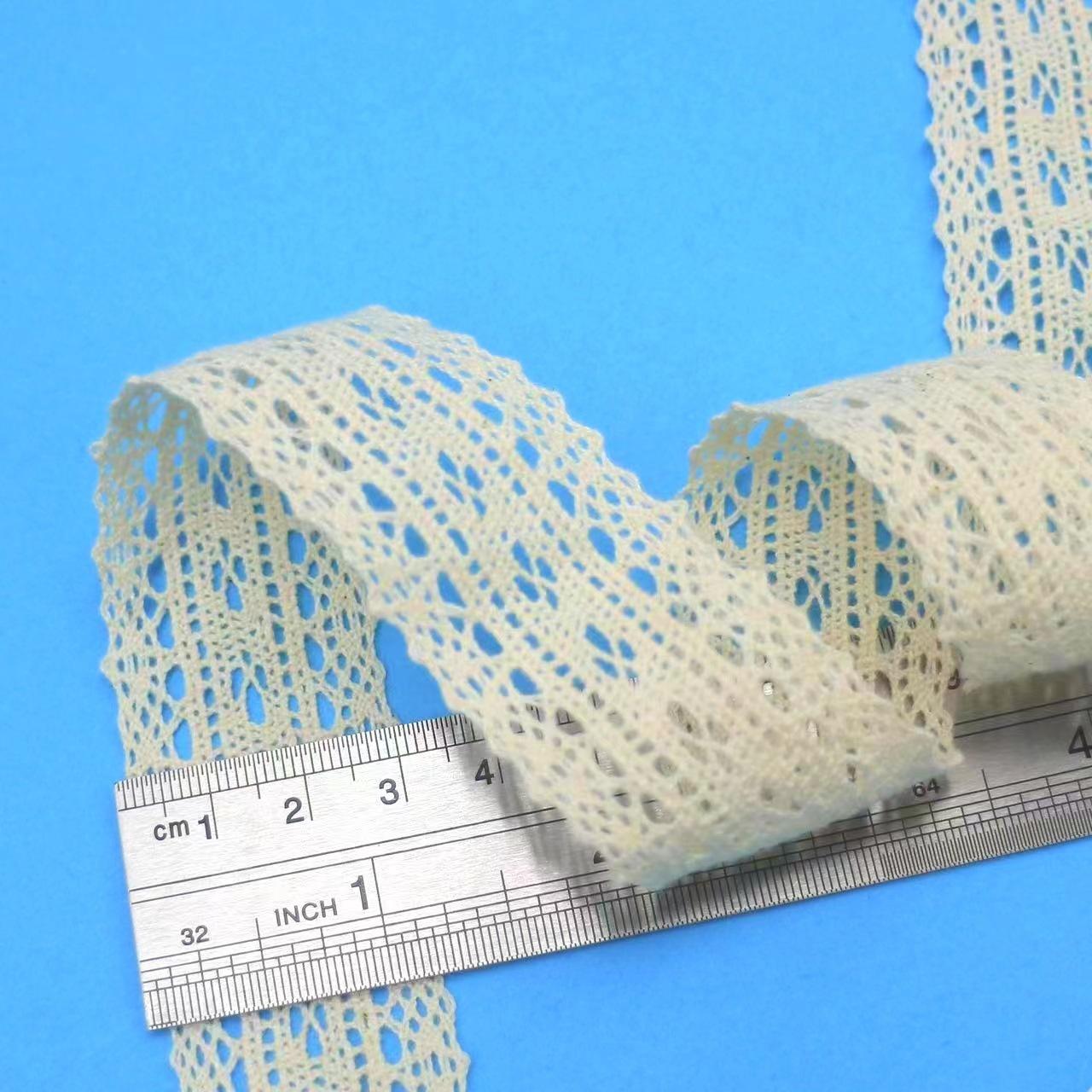 

Hollow Cotton Thread Lace Handmade Diy Decorative Lace Clothing Clothes Tablecloth Curtain Fabric Material Lace Accessories SH406110