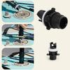 Granmagazz 6Pcs Valve Adapter Boat Pump Adapter Inflatable Multifunction Leakproof