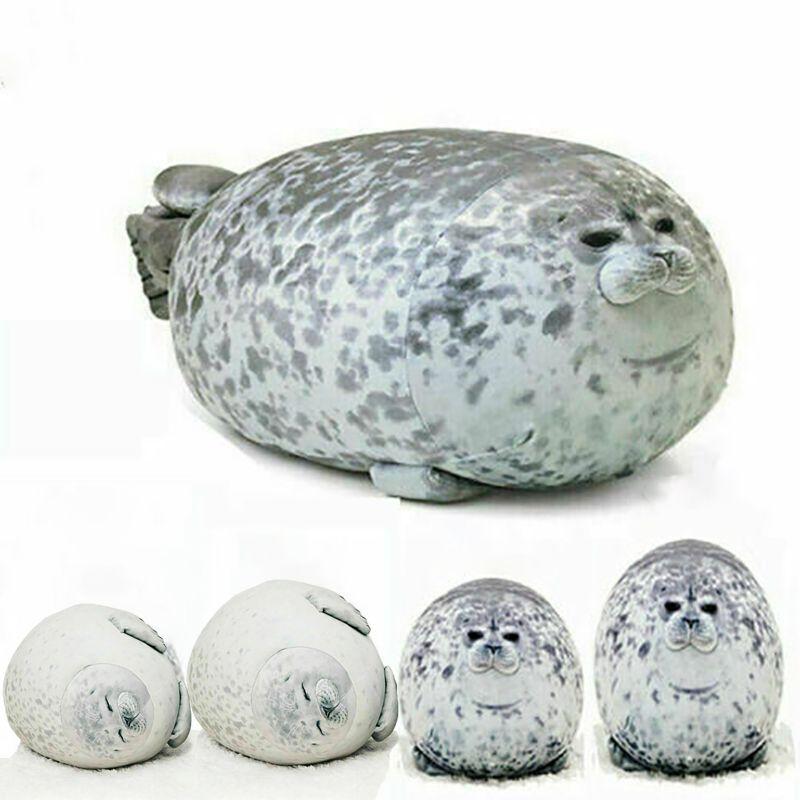 Large Chubby Blob Seal Plush Toy Animal Pillow Pet Soft And Cute Ocean Stuffed Doll Gift