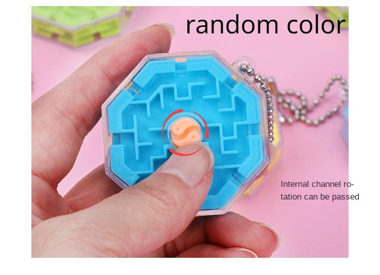 Cub de viteză Joc cu bile de rulare Cubos Jucării labirint pentru copii Educativ Cub magic labirint 3D Puzzle transparent cu șase fețe