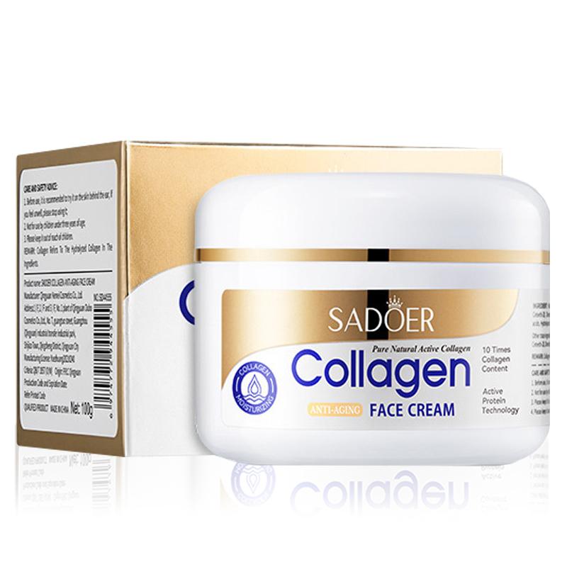 Crema facial reafirmante con colágeno SADOER Cremas faciales hidratantes y humectantes Sknicare Crema facial Productos de belleza para el cuidado de la piel del rostro
