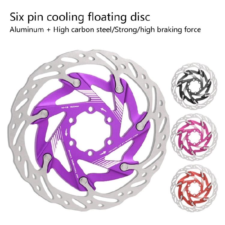 160mm Central Locking Bike Brake Rotors Hollow Road Bike Brake Rotor Hydraulic Centerlock Disc Rotor Easy To Install