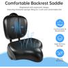 Bike Seat with Backrest, Oversized Comfortable Ergonomic Design Bicycle Saddle for Men and Women Adjustable Height Bike Saddle