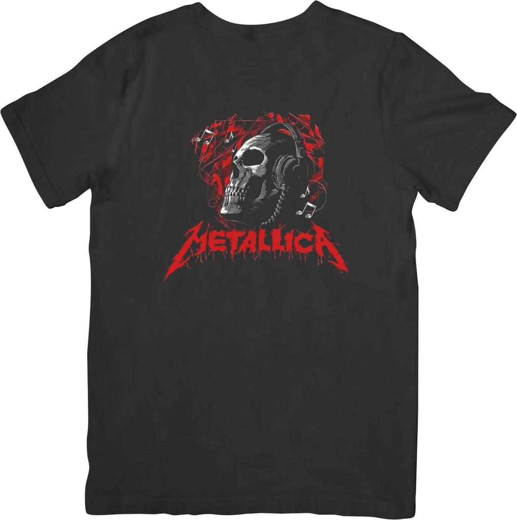 Metallica 4 Music Unisex Fit for Men & Women Quality Cotton T-Shirt Black